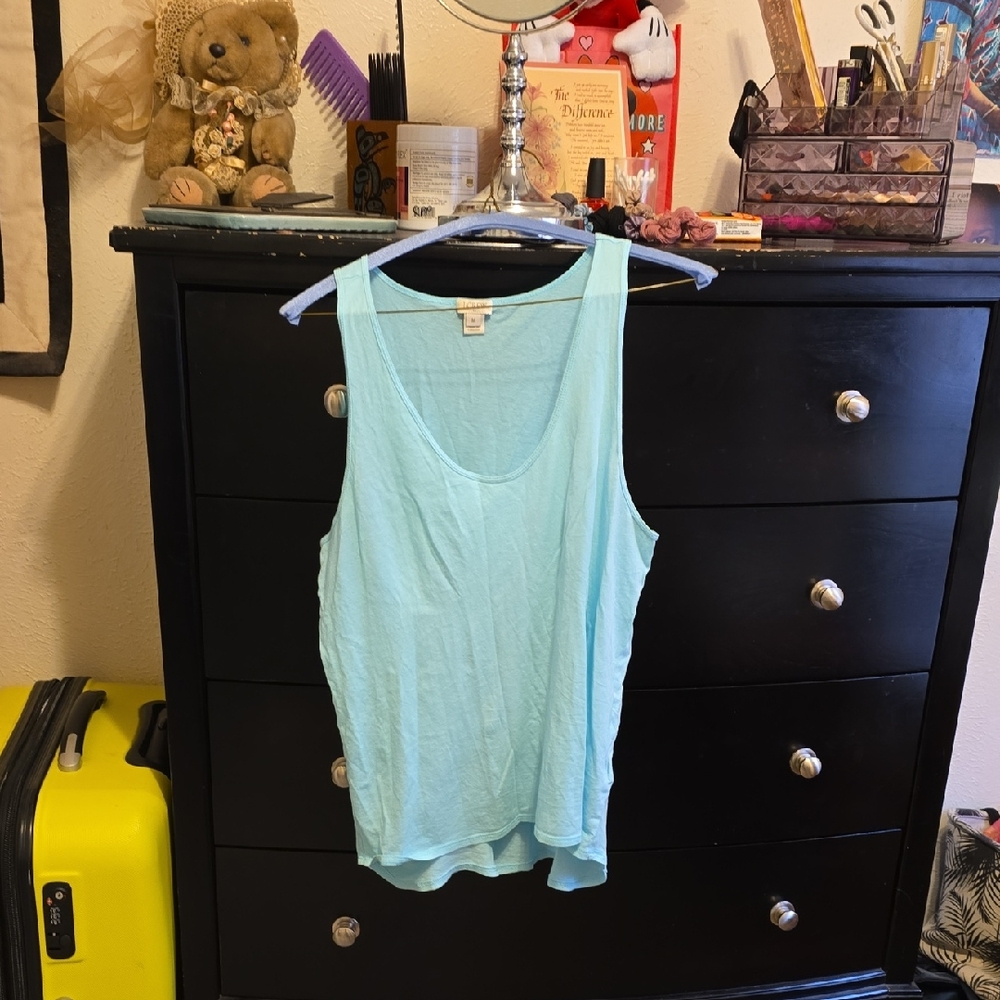 J. Crew Light Tee Aqua